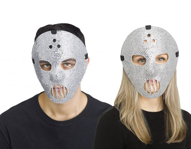 RHINESTONE HOCKEY MASK