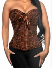 Load image into Gallery viewer, LACE BROCADE CORSET