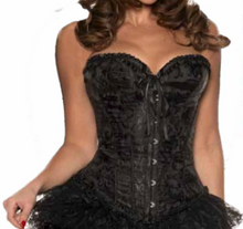 Load image into Gallery viewer, LACE BROCADE CORSET
